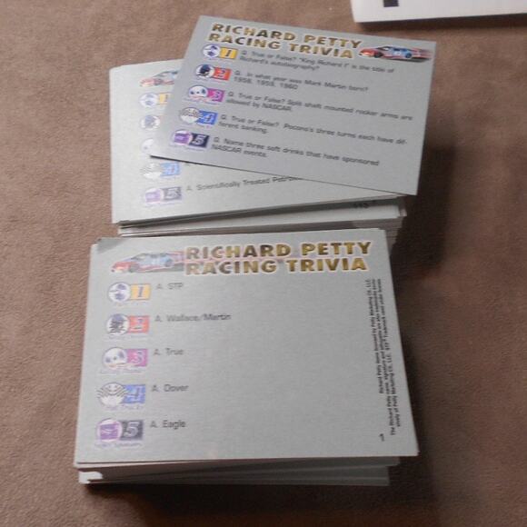 Vintage #43 Richard Petty Racing Trivia Game 1998 NASCAR Stock Car History - Picture 3 of 11